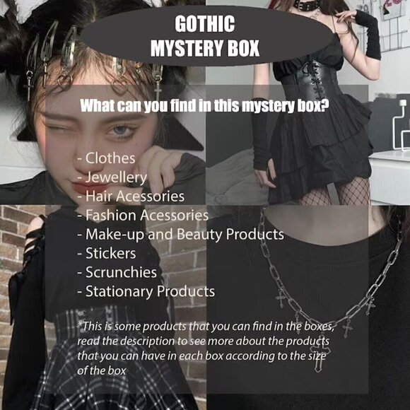 🖤 MYSTERY BOX - GOTH 🖤 Women's Clothing, Accessories, etc - Picture 2 of 3